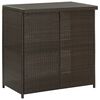 vidaXL Set da Bar 3 pz in Polyrattan Marrone