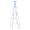 vidaXL Albero di Natale a LED con Punte 220 LED Blu 180 cm