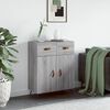vidaXL Credenza Grigio Sonoma 69,5x34x90 cm in Legno Multistrato