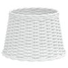 vidaXL Paralume Bianco &Oslash;40x26 cm in Vimini