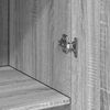 vidaXL Credenza Grigio Sonoma 70x42,5x185 cm in Legno Multistrato