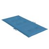 vidaXL Cuscini Sedia Schiena Bassa 6 pz Blu M&eacute;lange 100x50x4 Tessuto
