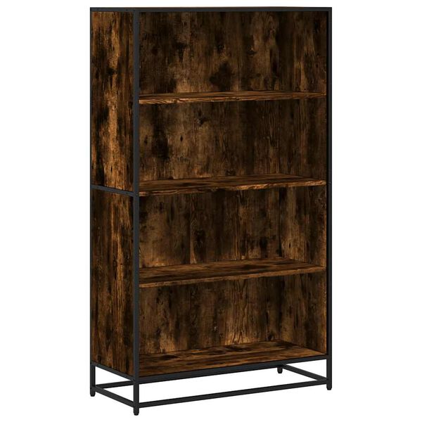 vidaXL Libreria Rovere Fumo 80,5x35x139 cm in Truciolato