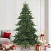 vidaXL Albero di Natale Artificiale con Rami Pieghevoli Verde 210 cm
