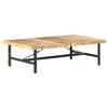 vidaXL Tavolino da Salotto 142x90x42 cm in Legno Massello di Mango