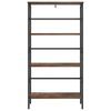 vidaXL Libreria Rovere fum&eacute; 60 x 29,5 x 115 cm Legno multistrato