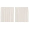 vidaXL Tende in Voile con Linguetta 2 pz Crema