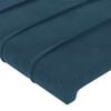 vidaXL Testiere 2 pz Blu Scuro 72x5x78/88 cm in Velluto