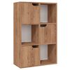 vidaXL Libreria Rovere Marrone 60x27,5x88 cm in Legno Multistrato