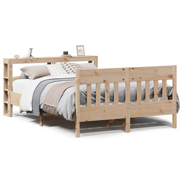 vidaXL Letto senza Materasso 140x200 cm in Legno Massello di Pino