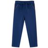 vidaXL Pantaloni per Bambini con Coulisse Blu Marino 104