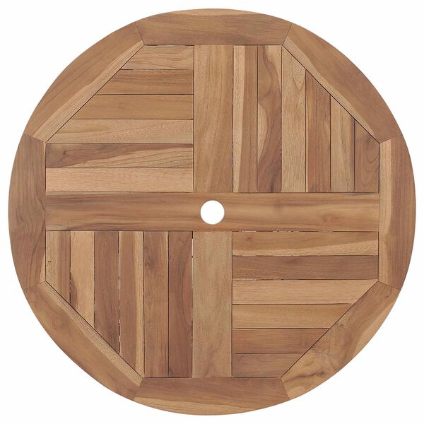 vidaXL Set da Pranzo per Giardino 3 pcs Marrone