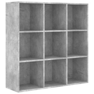vidaXL Libreria Grigio Cemento 98x29x97,5 cm in Legno Multistrato
