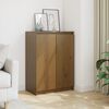 vidaXL Credenza Marrone Ambrato 60x36x84 cm in Legno Massello di Pino