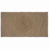 vidaXL Tappeti per area Grigio 100 x 200 cm Juta