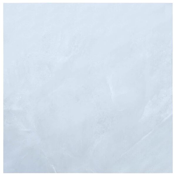 vidaXL Tavole per Pavimenti 55 pcs Bianco 5,11 m&sup2; PVC