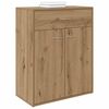 vidaXL Credenza Rovere Artigianale 60x30x75 cm in Legno Multistrato