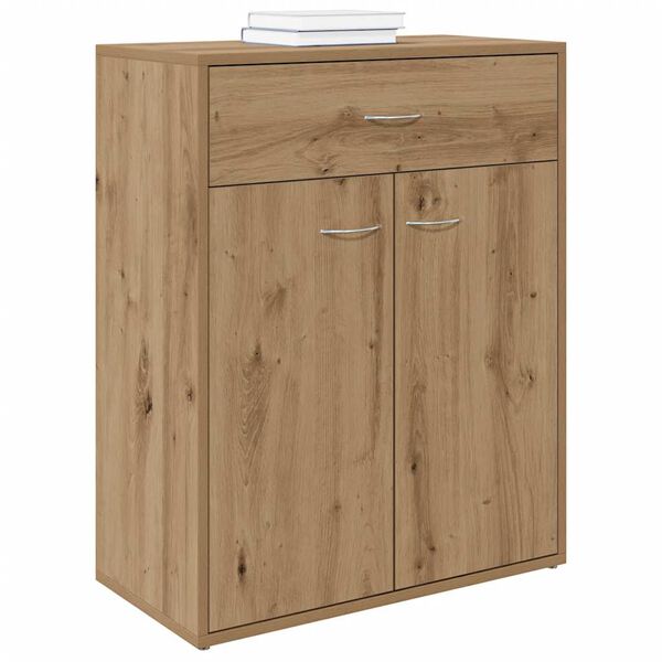 vidaXL Credenza Rovere Artigianale 60x30x75 cm in Legno Multistrato