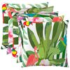 vidaXL Federa 6 pcs HEERLEN Multicolore 80 x 80 cm Poliestere