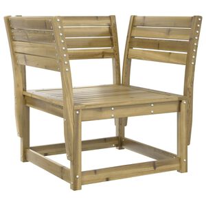 vidaXL Sedia da Giardino in Legno di Pino Impregnato