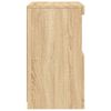 vidaXL Credenza con Luci LED Rovere Sonoma 41x37x67 cm