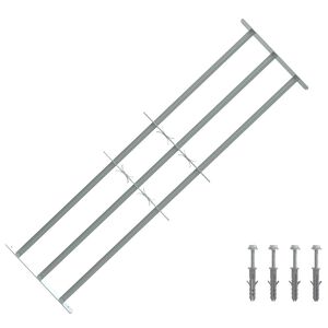 vidaXL Griglia di Sicurezza per Finestra con 3 Traversine 3 pz