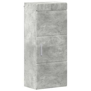 vidaXL Armadio da bagno a muro TULUM Grigio cemento 37 x 24,5 x 86 cm