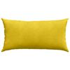 vidaXL Cuscini da Divano 2 pcs Giallo 80 x 40 cm Tessuto in Cords