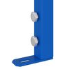 vidaXL Supporto da parete per bagno Blu 50 x 3 x 112 cm