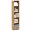 vidaXL Libreria Artigianale Rovere 40x24x176 cm Legno ingegnerizzato