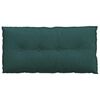 vidaXL Cuscino per Schiena Verde Scuro 100 x 19 x 50 cm Tessuto