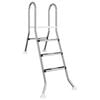 vidaXL Scala per piscina parzialmente interrata 172 x 106 cm 3-Gradino