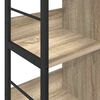 vidaXL Libreria Rovere Sonoma 102 x 32 x 104,5 cm Legno multistrato
