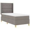 vidaXL Letto a molle con strisce LED Talpa 100 x 200 cm Tessuto
