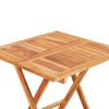 vidaXL Tavolo da Bistrot Pieghevole 60x60x65 cm in Massello di Teak