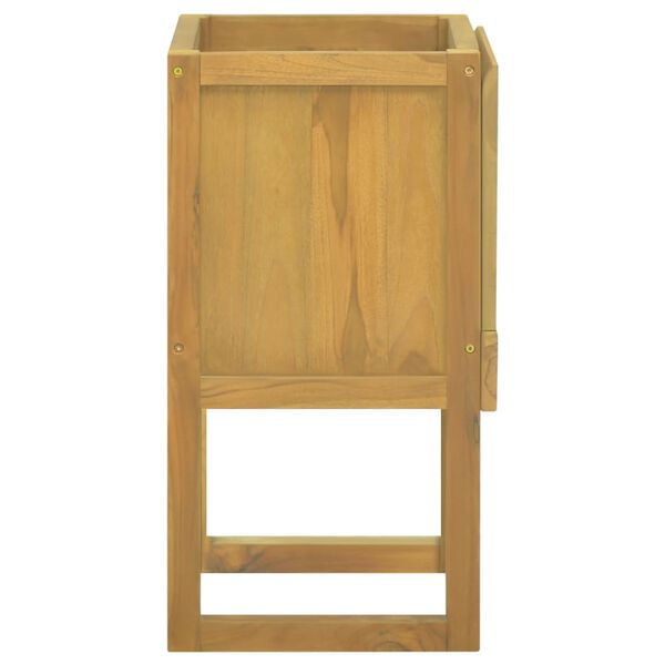 vidaXL Mobile da Bagno 41x40x75 cm in Legno Massello di Teak