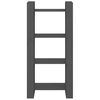 vidaXL Libreria/Divisorio Grigio 60x35x125 cm Legno Massello