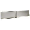 vidaXL Muro di contenimento 2 pz 100 x 12 x 40 cm Acciaio Inox Argento