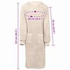 vidaXL Robe KINN Crema XL Cotone