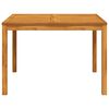 vidaXL Tavolo da Pranzo da Giardino 110x110x75cm Legno Massello Acacia