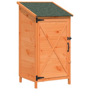 vidaXL Capanno da Giardino Marrone 59,5 x 56 x 113,5 cm