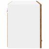 vidaXL Armadio pensile 2 pcs Legno Antico e Bianco 60 x 31 x 40 cm