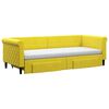 vidaXL Divano Letto Estraibile con Cassetti Giallo 80x200cm in Velluto