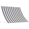 vidaXL Tenda da Sole Antracite e Bianco 200 x 150 cm