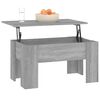 vidaXL Tavolino da Salotto Grigio Sonoma 79x49x41 cm Legno Multistrato