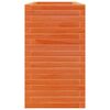 vidaXL Fioriera Giardino Marrone Cera 110x40x68,5 Legno Massello Pino
