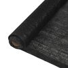 vidaXL Rete per Privacy in HDPE 1,5x25 m Nera