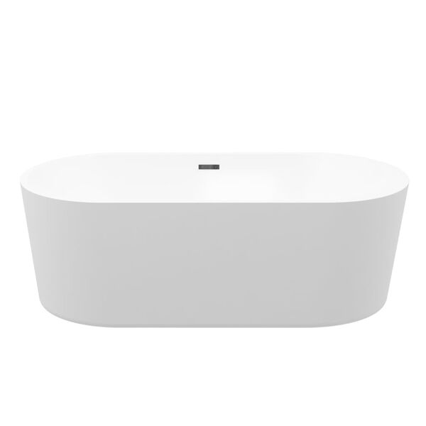 vidaXL Vasca da Bagno Indipendente con Rubinetto 204 L 110 cm Argento