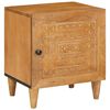 vidaXL Armadio da Notte Marrone Chiaro 80 x 50 x 40 cm