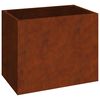 vidaXL Vaso da giardino Ruggine 50 x 32 x 40 cm